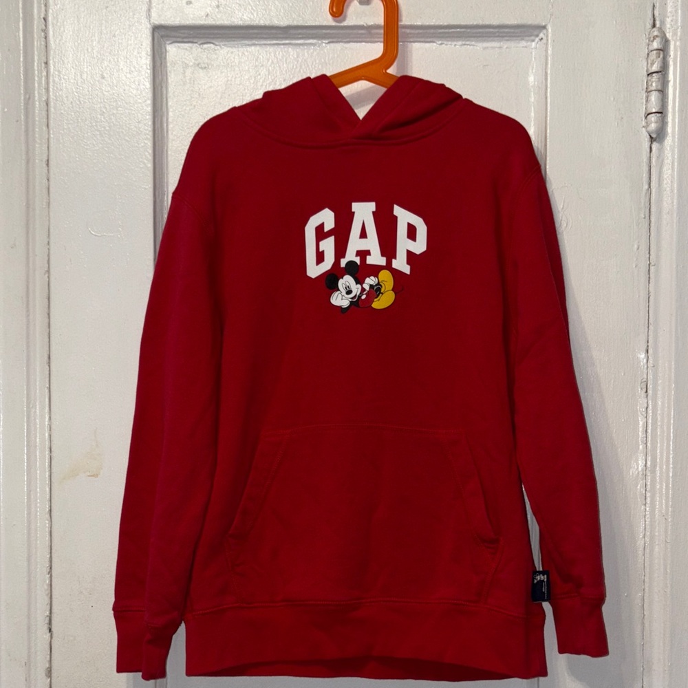 GAP Red Hoodie with Character Design